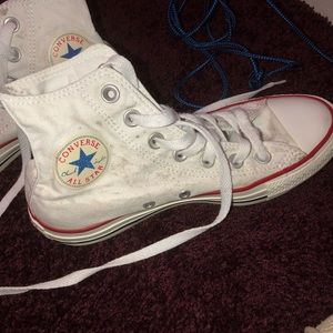 White high top converse
